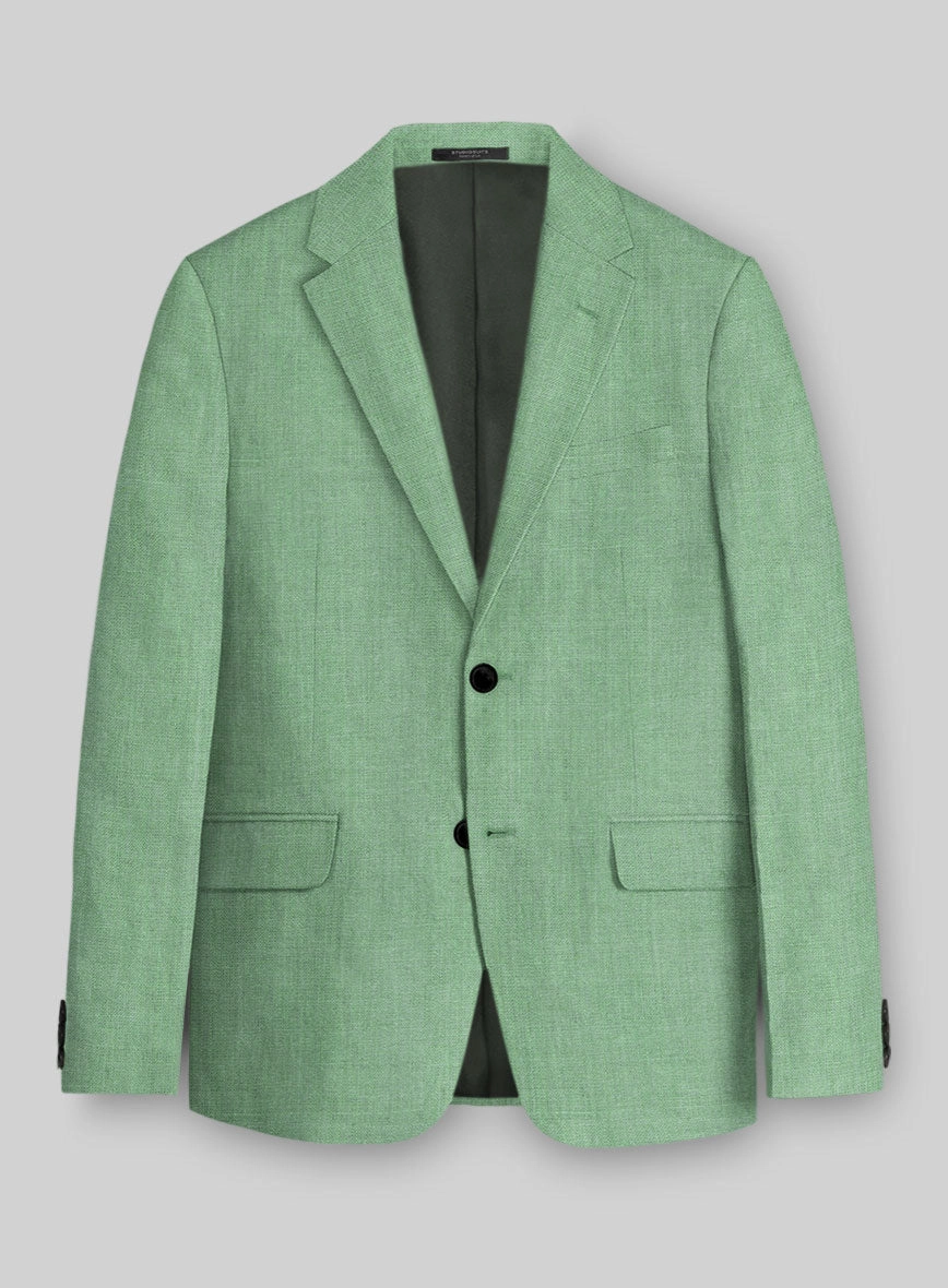 Italian Linen Mojito Green Suit