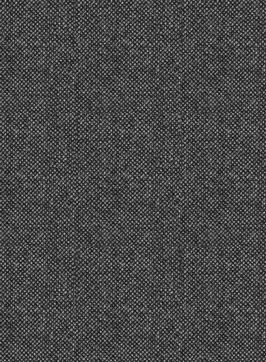 Italian Ombo Dark Gray Birdseye Flannel Suit