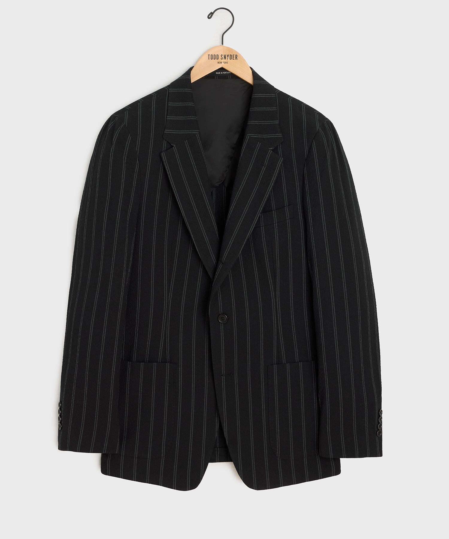 Italian Seersucker Striped Madison Suit