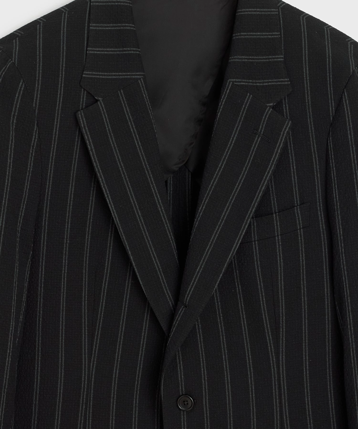 Italian Seersucker Striped Madison Suit