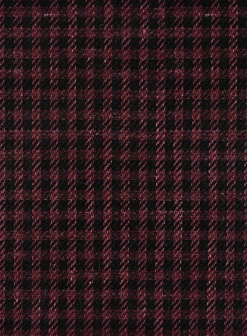 Italian Wool Linen Cashmere Figaro Houndstooth Suit