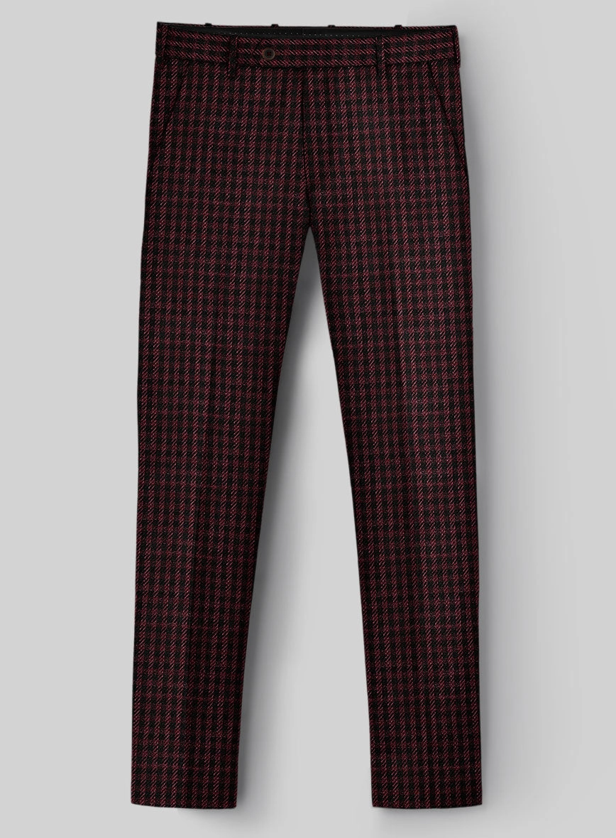 Italian Wool Linen Cashmere Figaro Houndstooth Suit