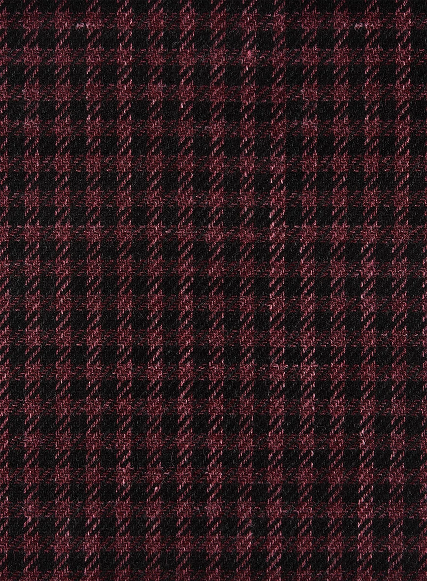 Italian Wool Linen Cashmere Figaro Houndstooth Suit