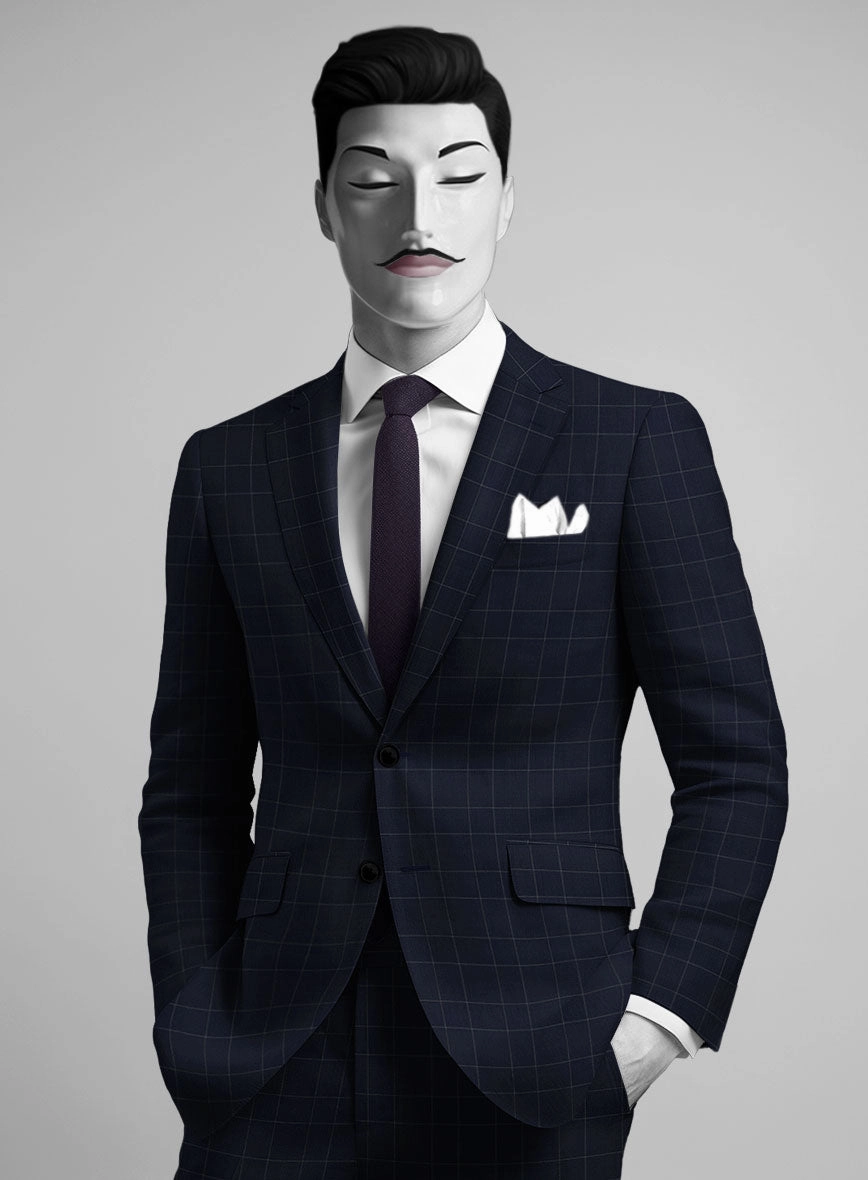 Italian Wool Quadretto Suit