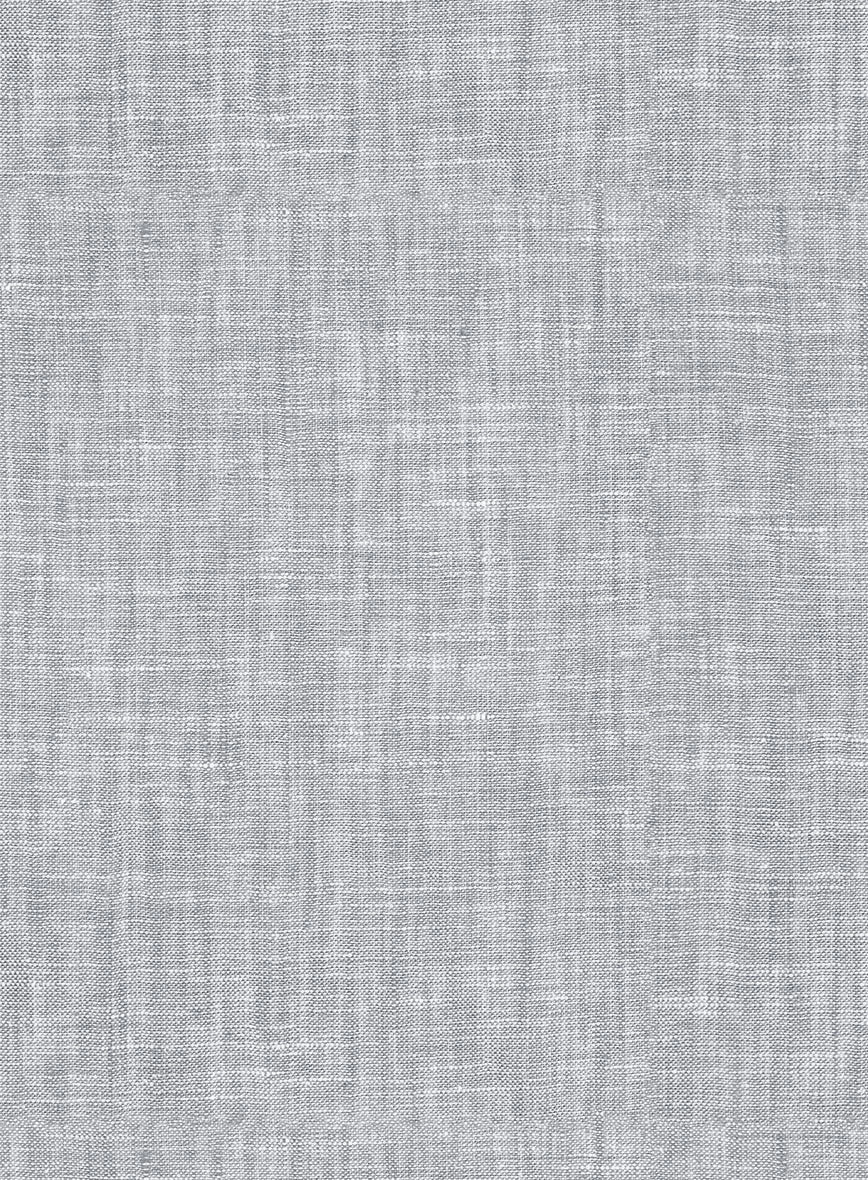Italian Zod Light Gray Linen Suit