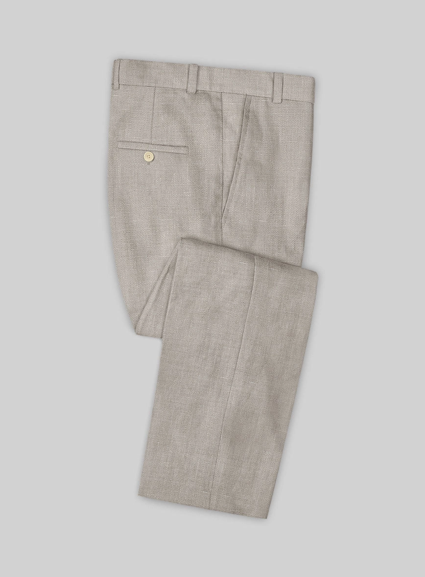 Ivy Beige Linen Suit