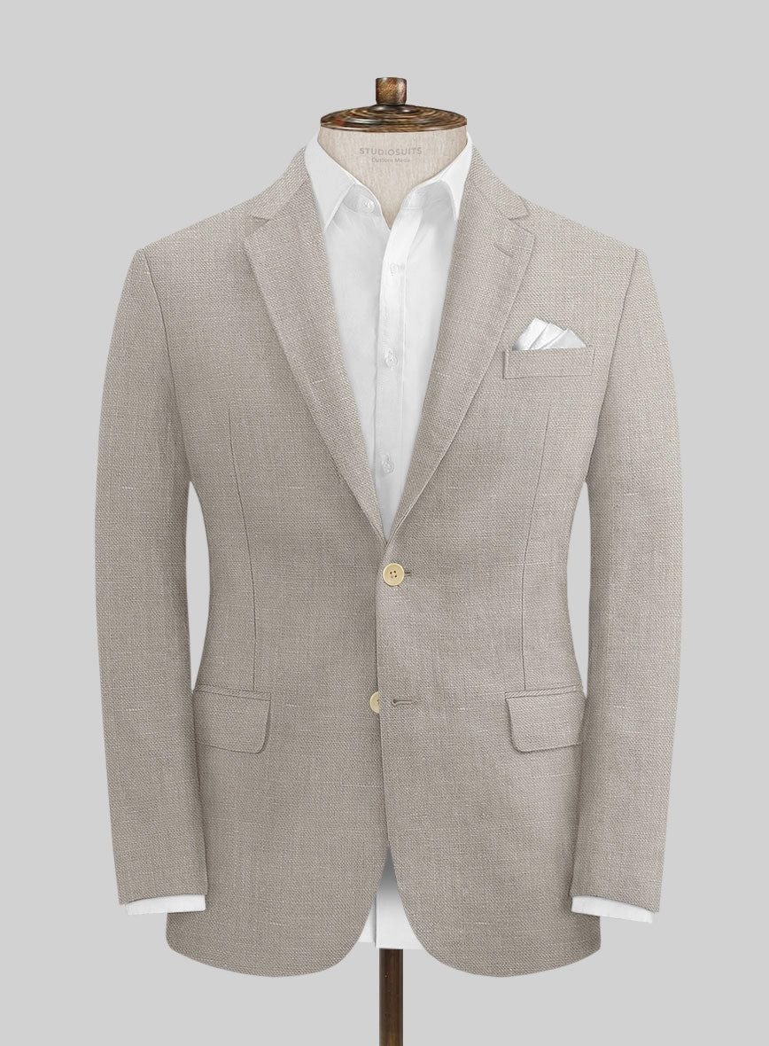 Ivy Beige Linen Suit