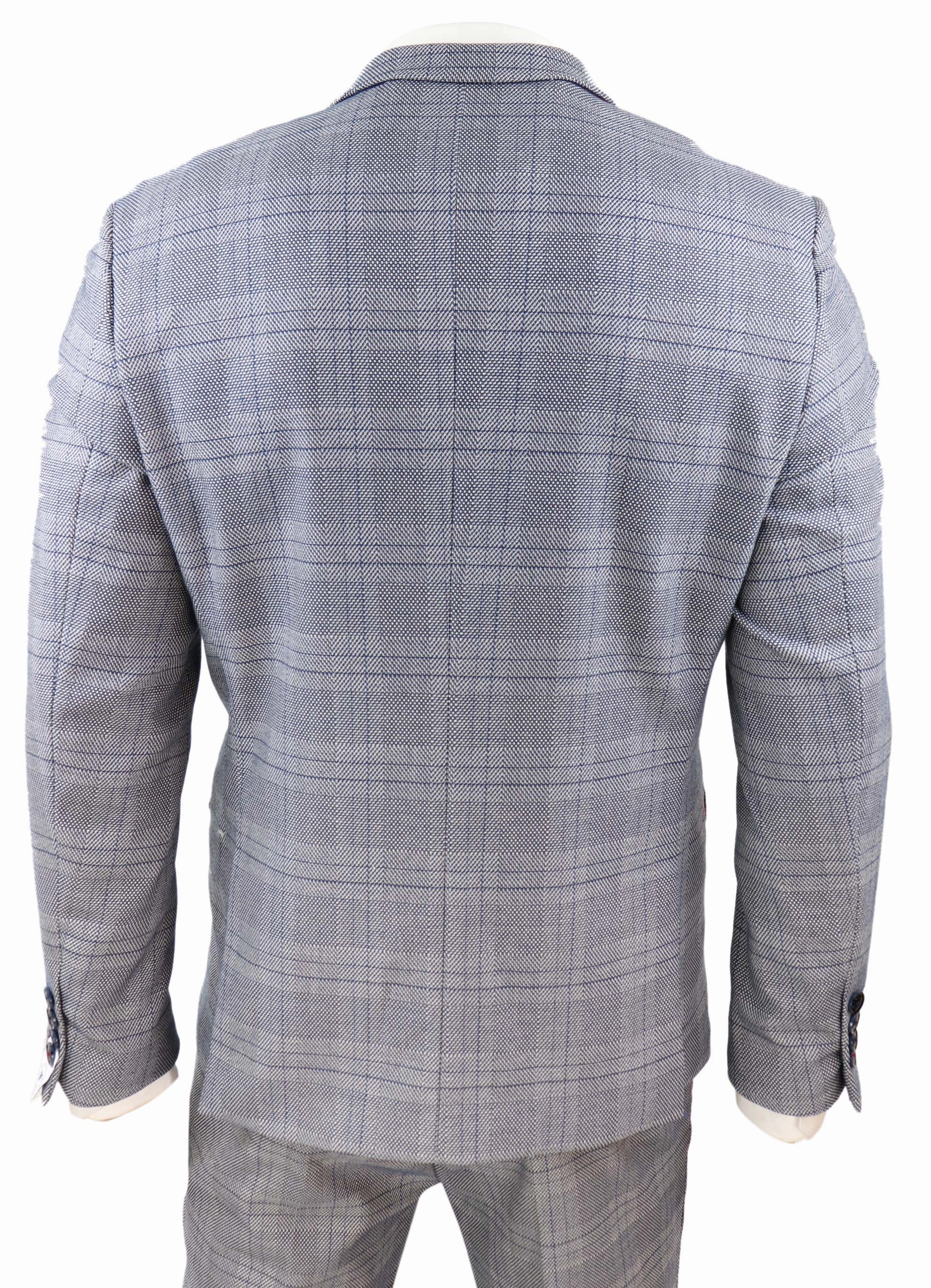 Jerry 3 Piece Check Suit