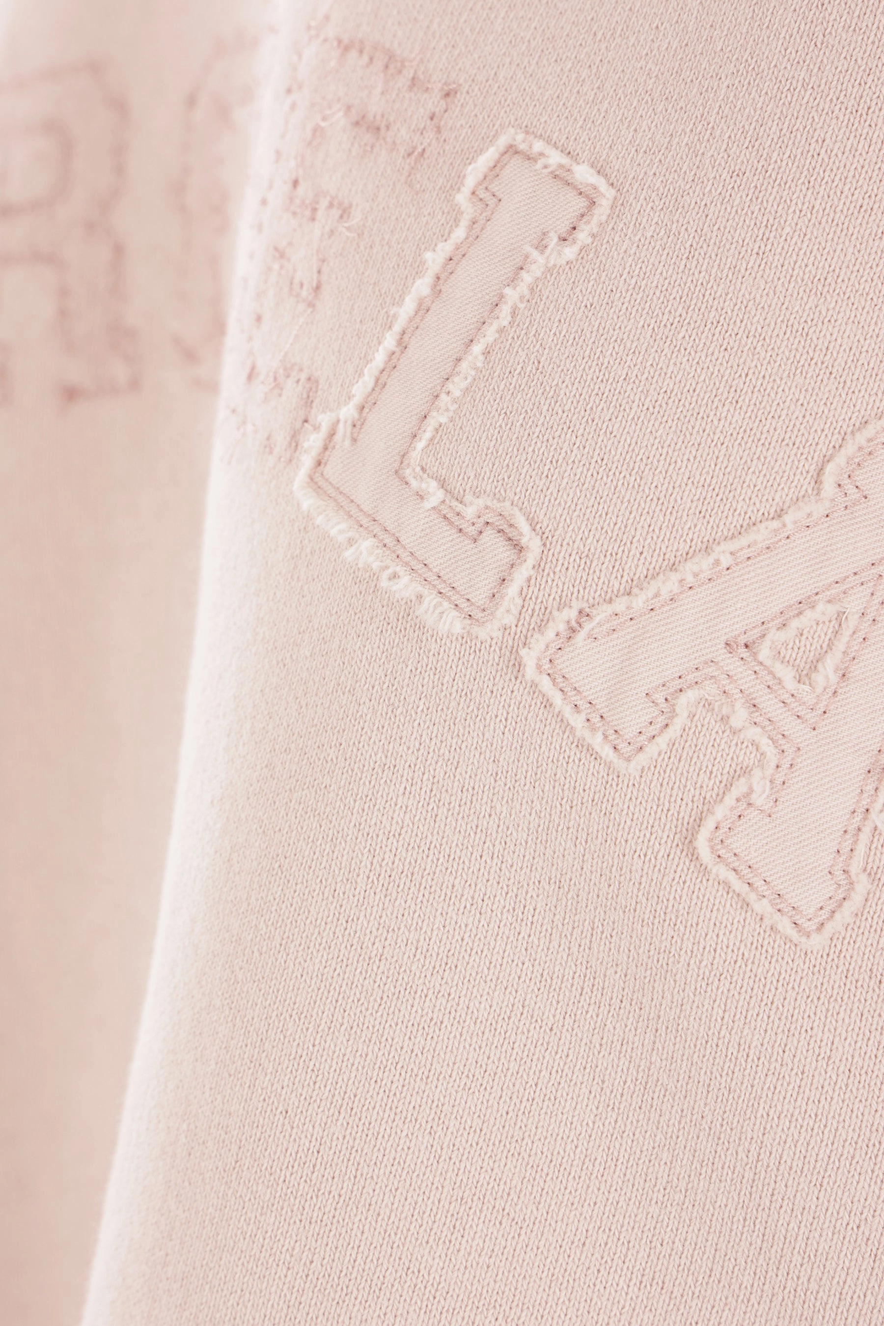 jersey cropped sweatshirt