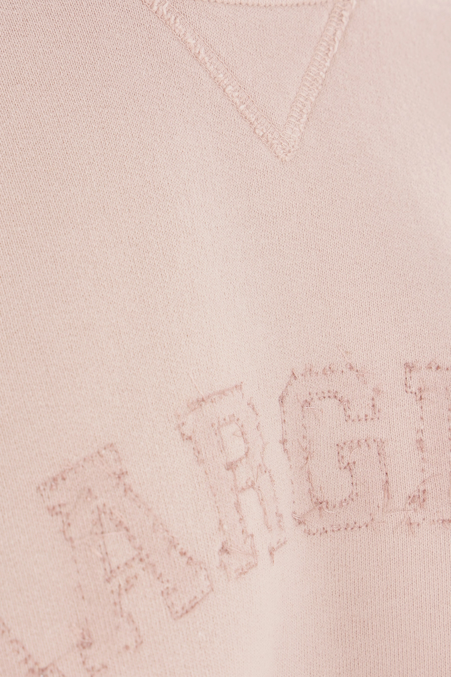 jersey cropped sweatshirt