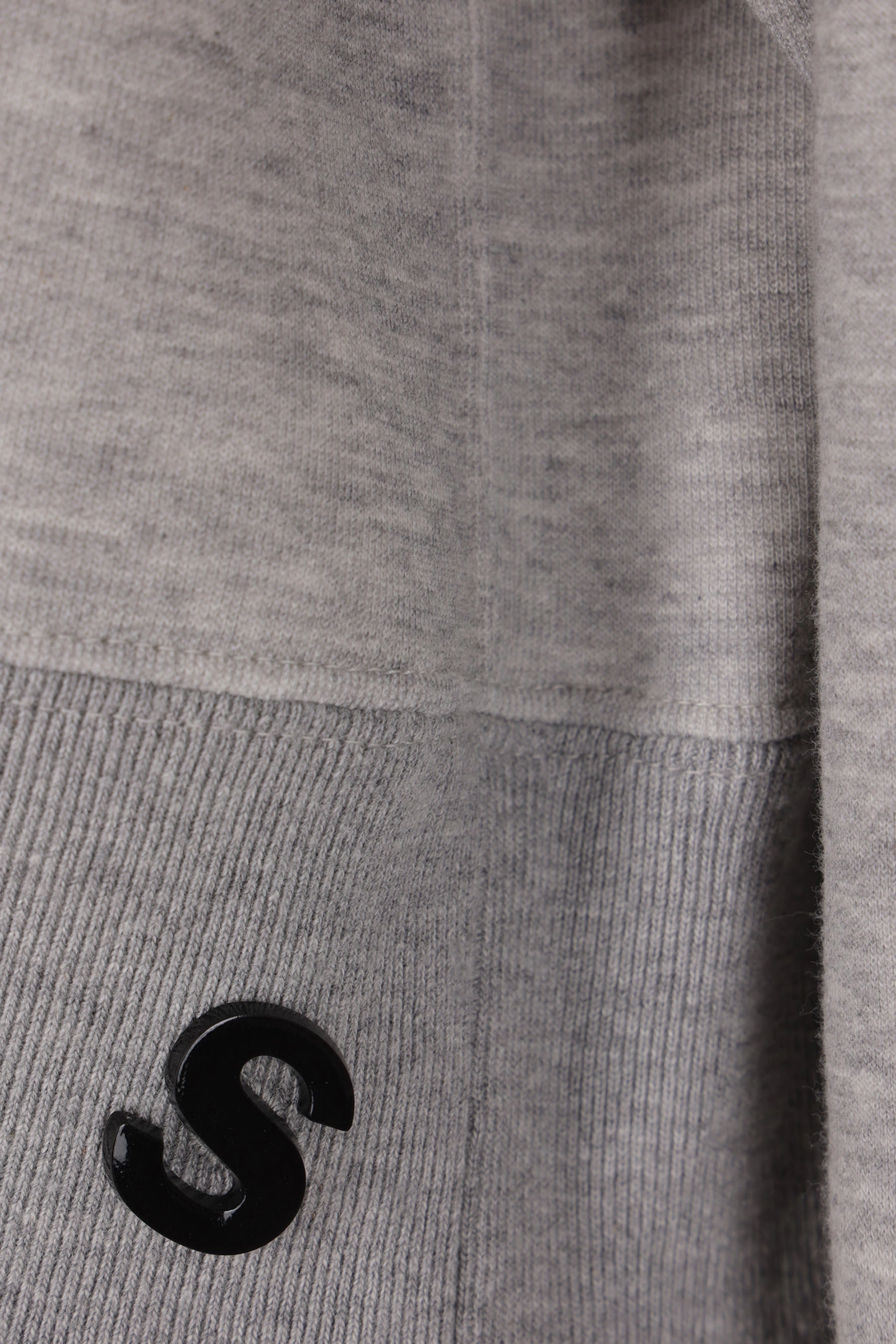 jersey cropped sweatshirt