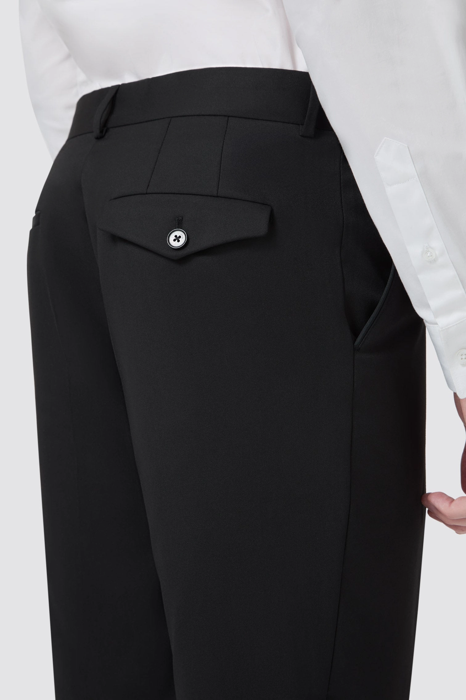 Kingdon Slim Fit Black Tuxedo Suit