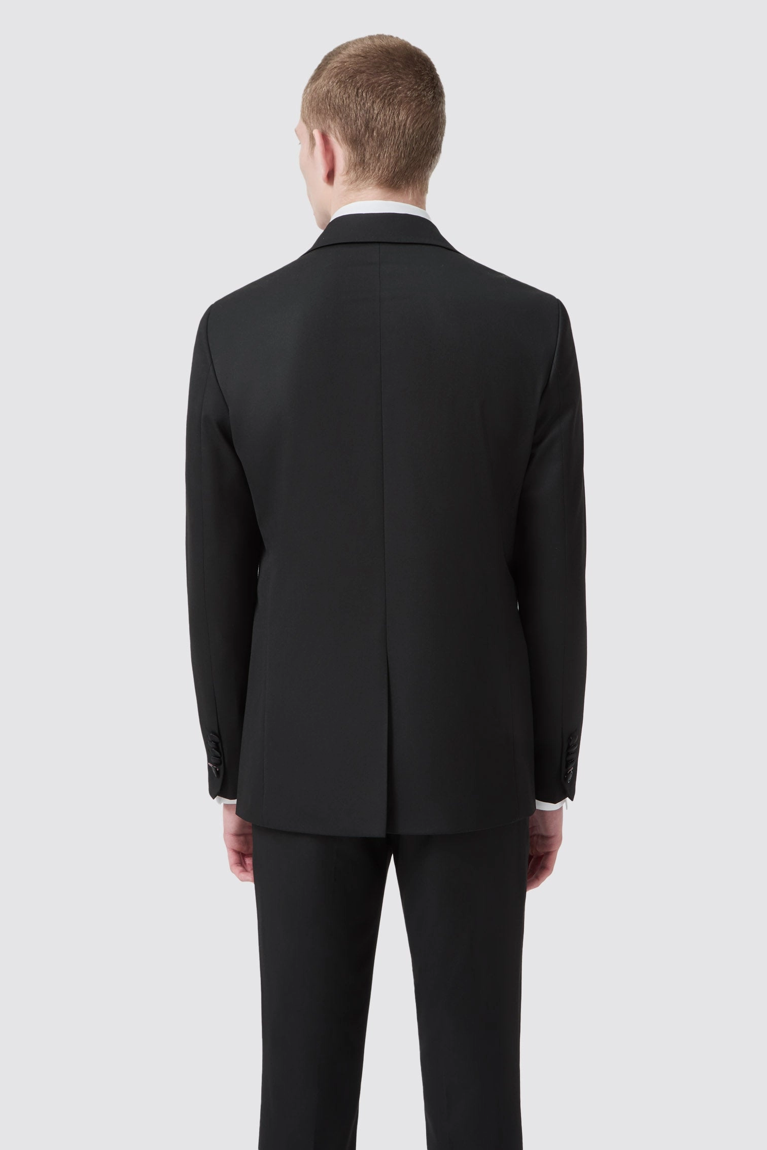 Kingdon Slim Fit Black Tuxedo Suit