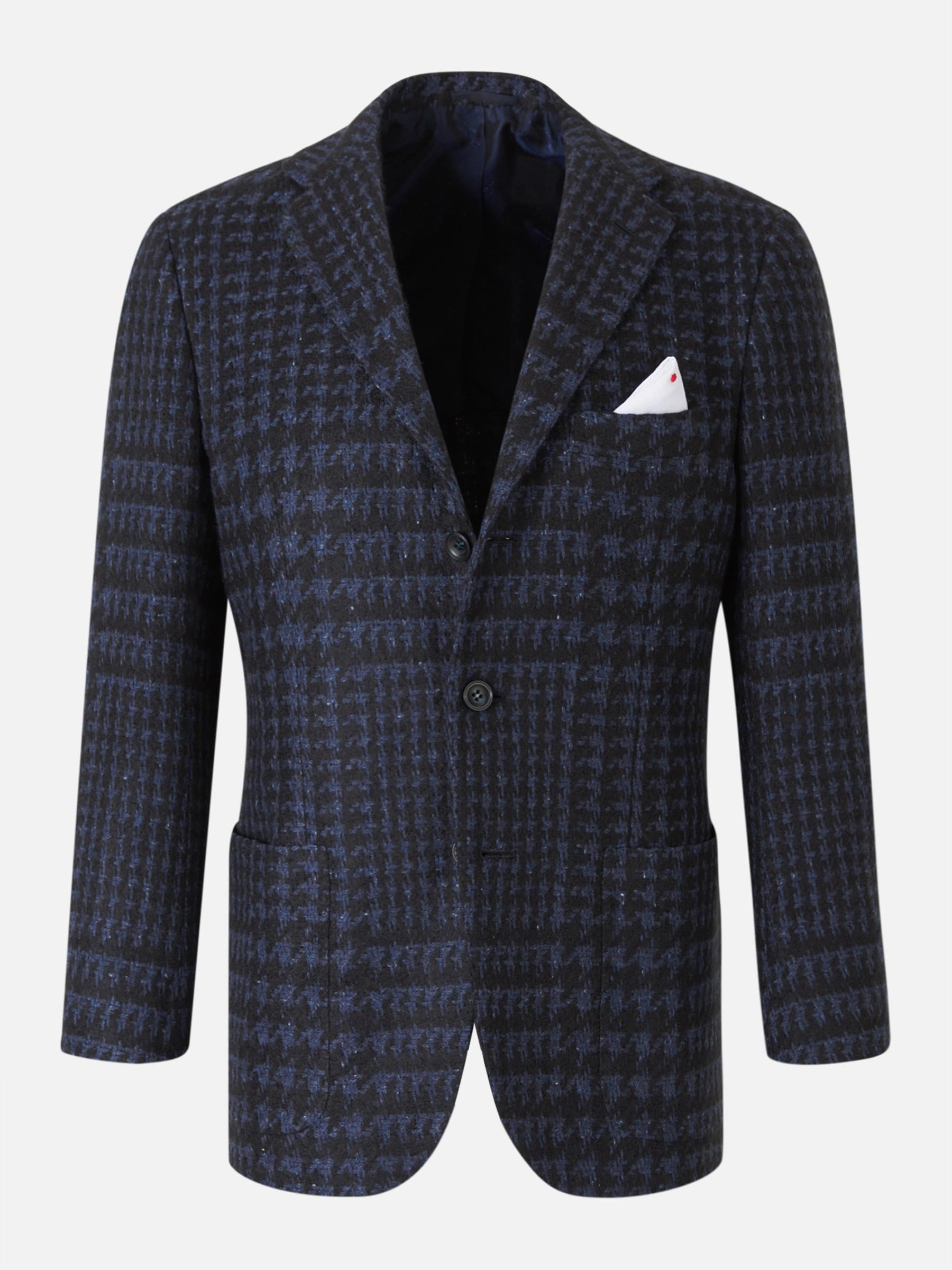 Kiton Single-Breasted Checked Blazer