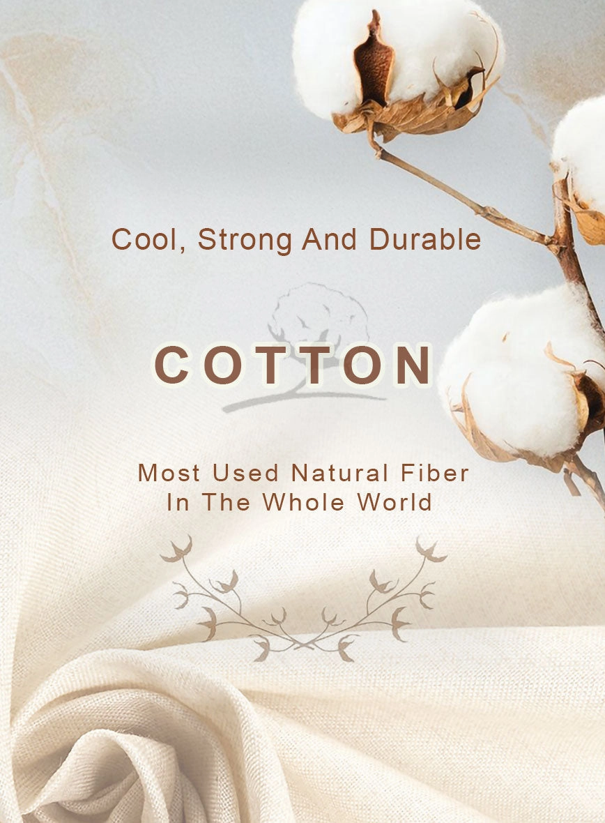 Light Beige Feather Cotton Canvas Stretch Suit II