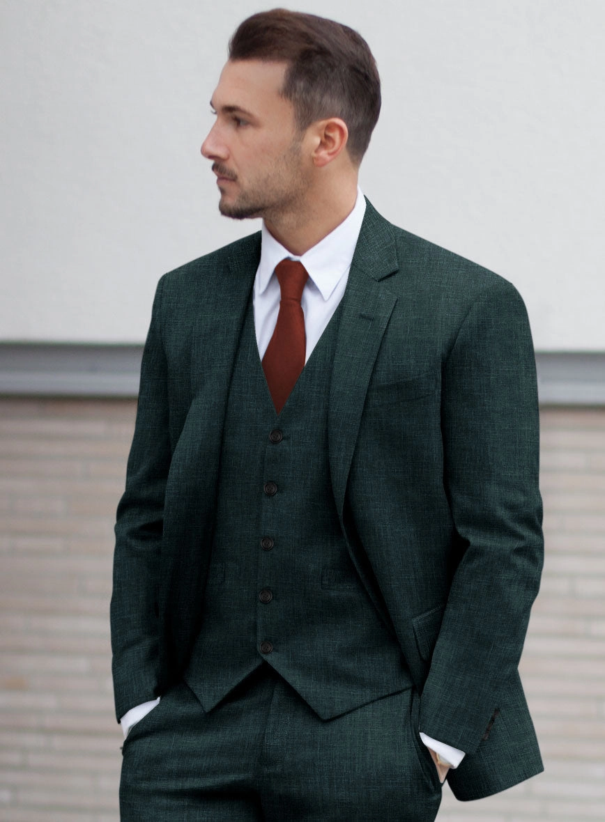 Loro Piana Conti Wool Silk Linen Suit