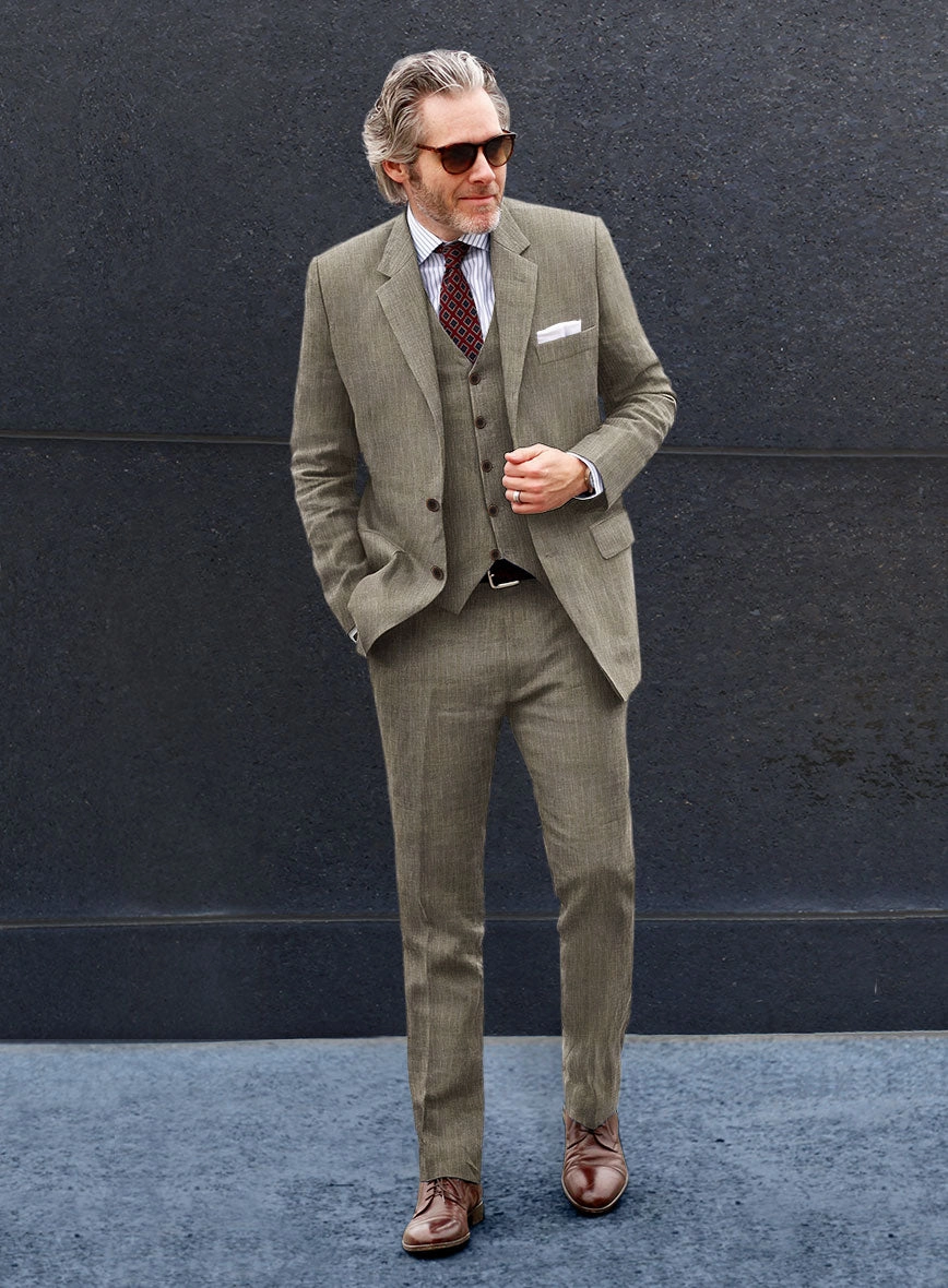 Loro Piana Geicio Linen Wool Silk Suit