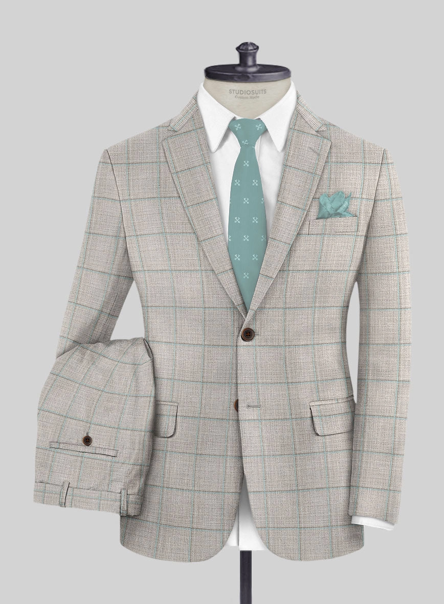 Loro Piana Isaura Wool Silk Linen Suit