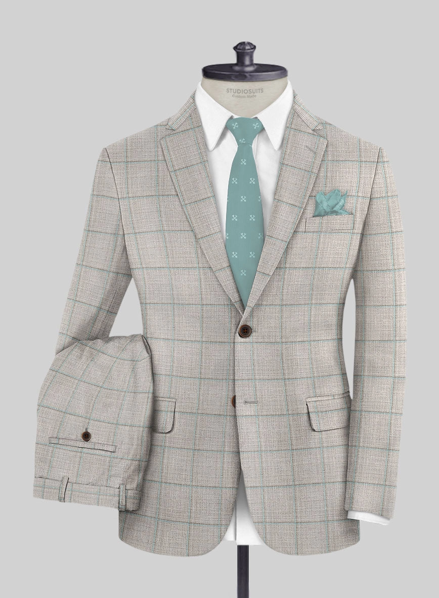 Loro Piana Isaura Wool Silk Linen Suit