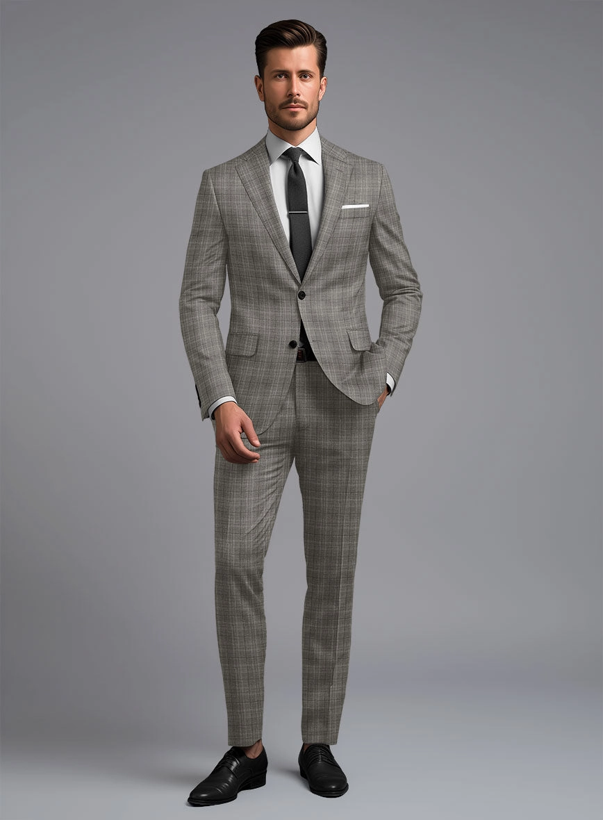 Loro Piana Santos Wool Silk Linen Suit
