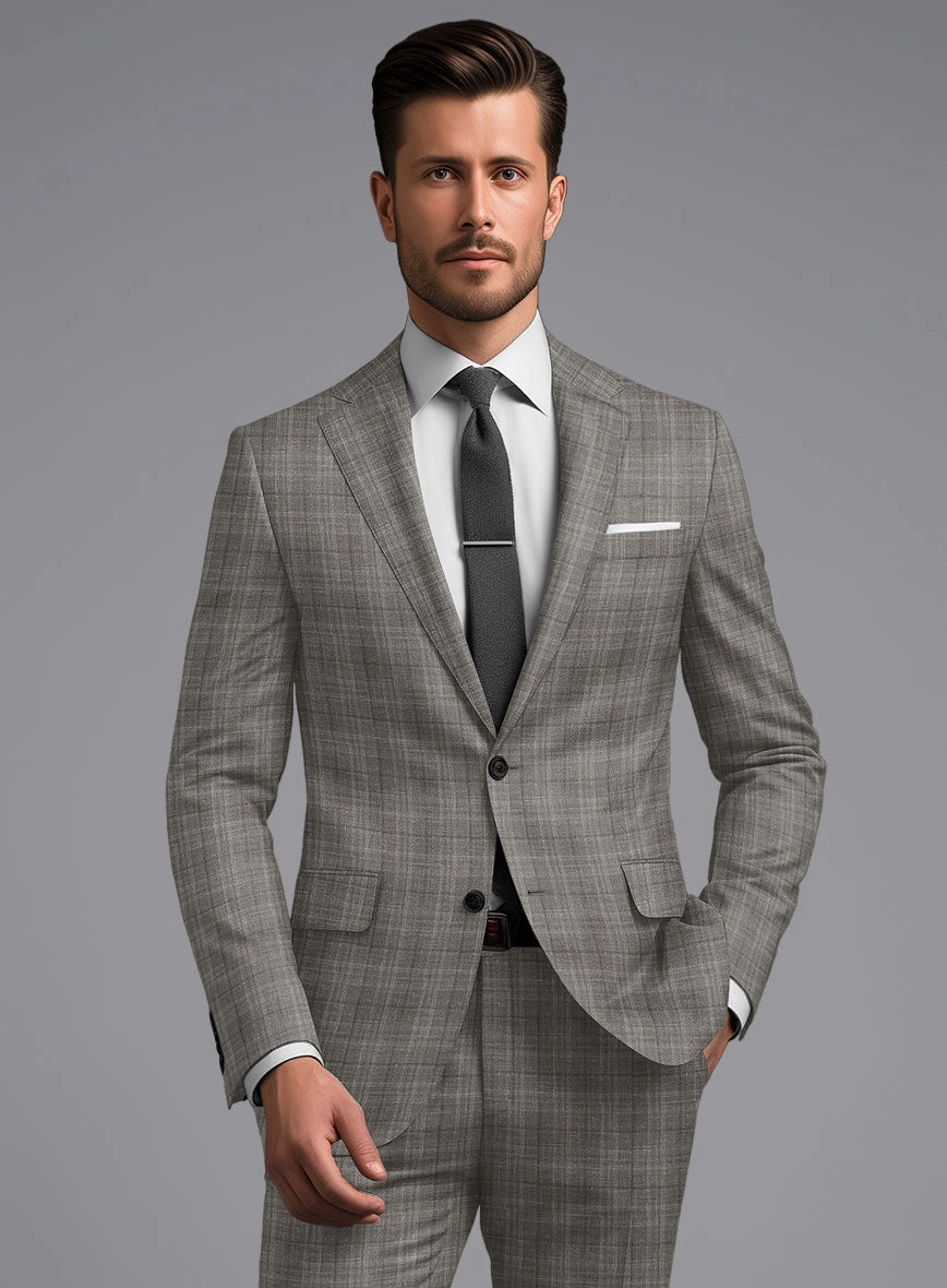 Loro Piana Santos Wool Silk Linen Suit