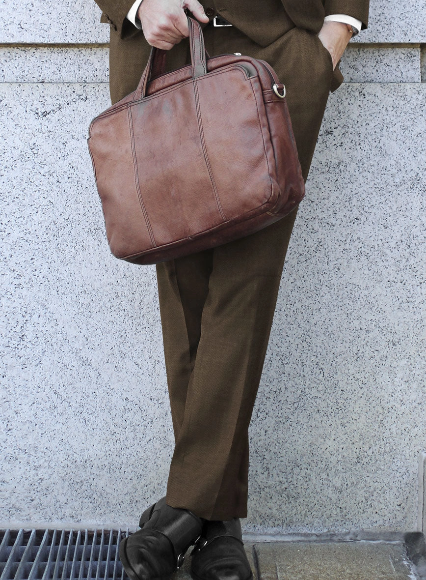 Marco Stretch Brown Wool Suit