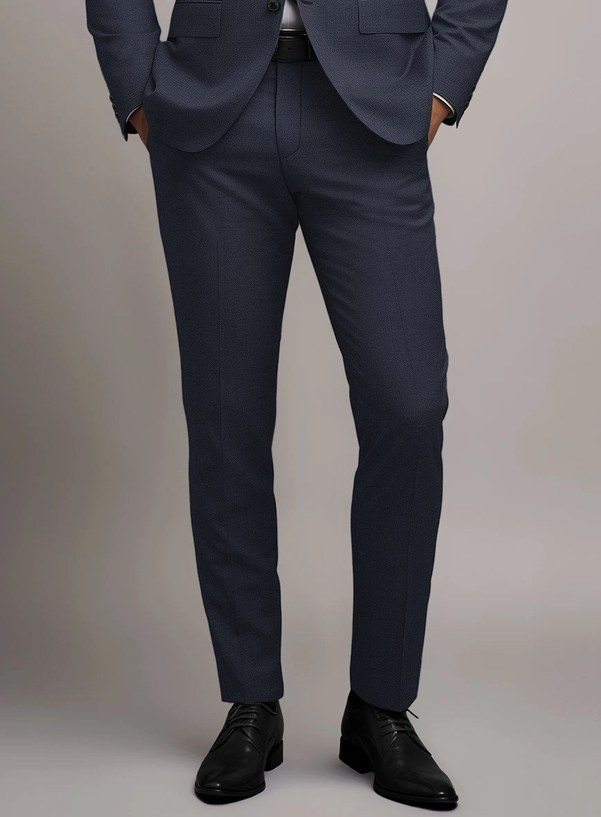 Marco Stretch Navy Blue Wool Suit