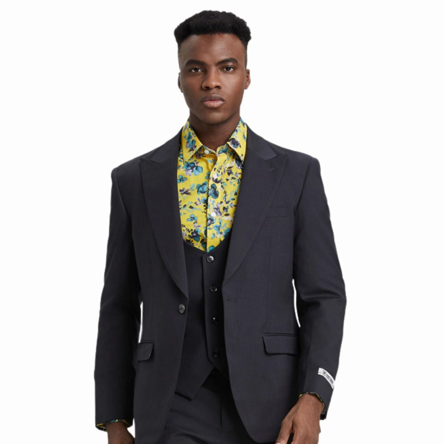 Maroonyx Collection: Stacy Adams Dark Grey 3-Piece Suit