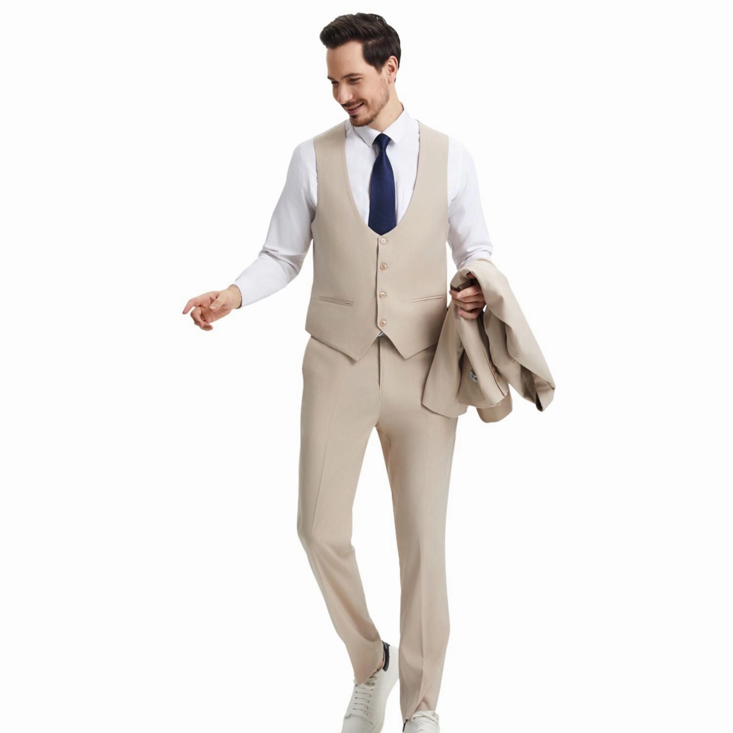 Maroonyx Collection: Stacy Adams Tan 3-Piece Suit