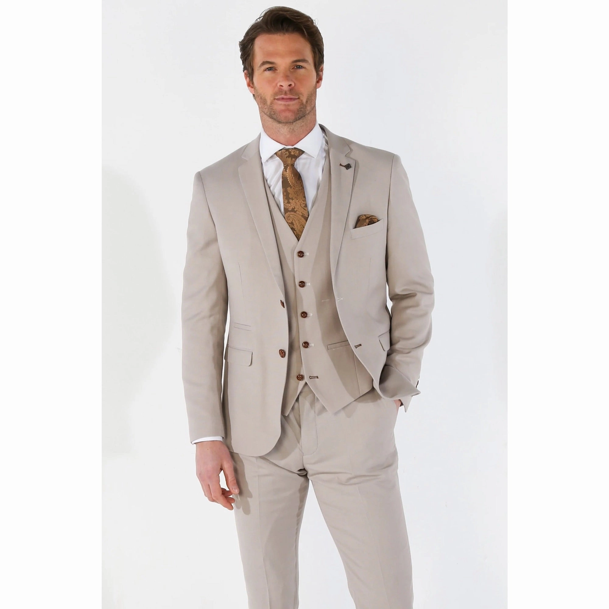 Mayfair 3 piece Grooms Suit