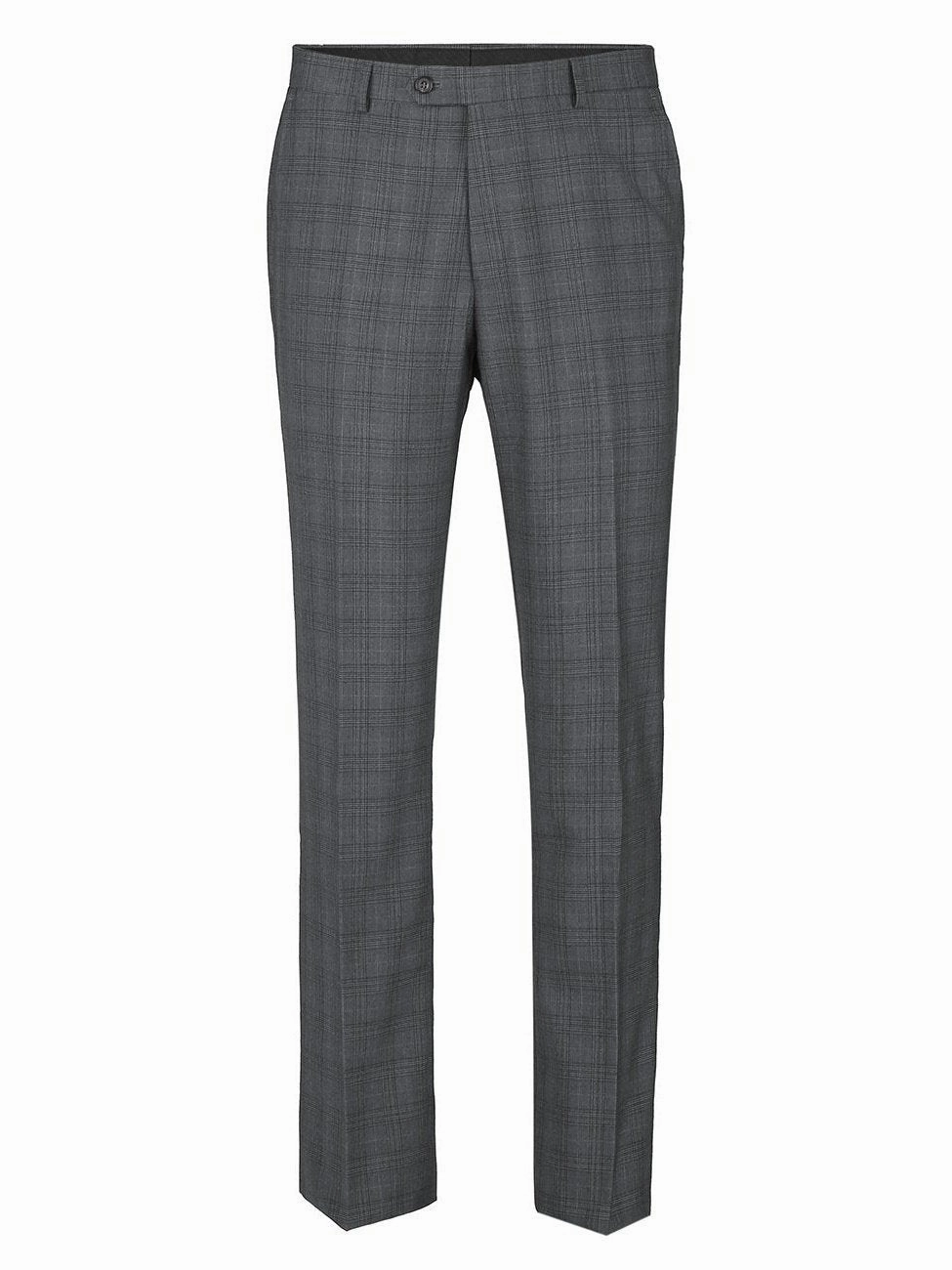 Men's 3-Piece Classic Fit Single Breasted Windowpane Suit