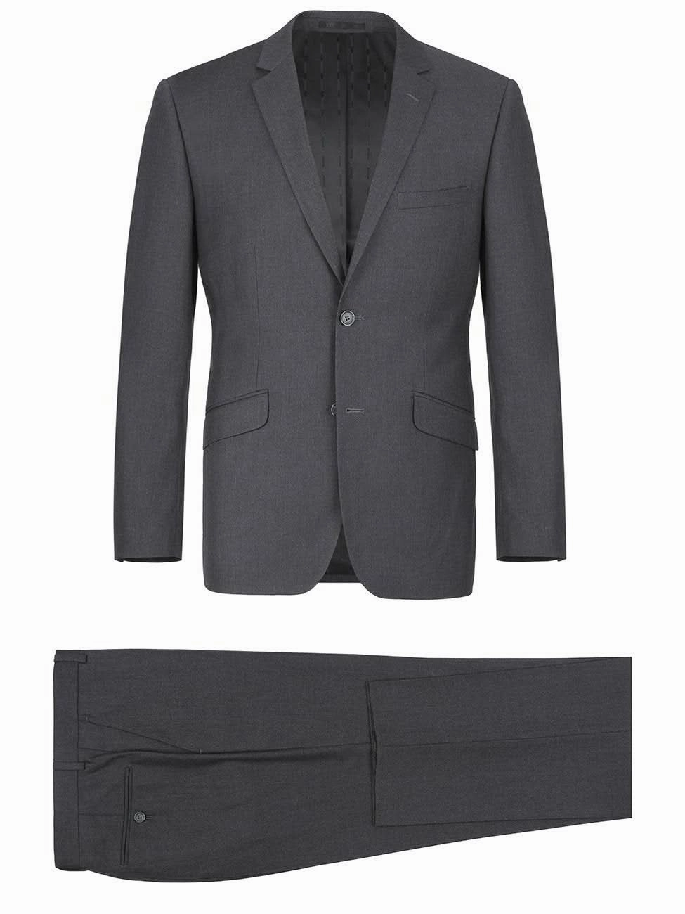 Men's Big & Tall 2-Piece Single Breasted Notch Lapel Suit