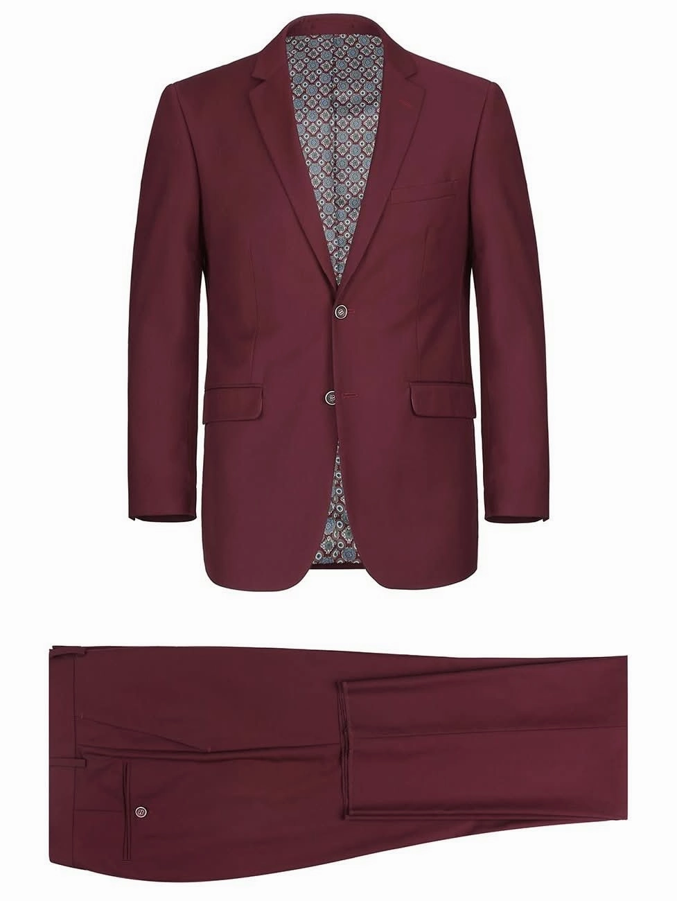 Men's Big & Tall 2-Piece Single Breasted Notch Lapel Suit