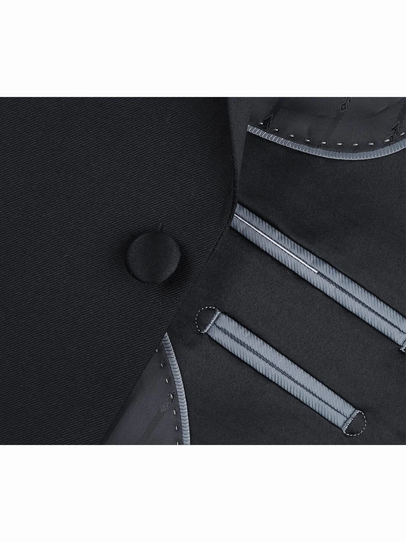 Men's Big & Tall Satin Notched Lapel 2-Piece Tuxedo Suit