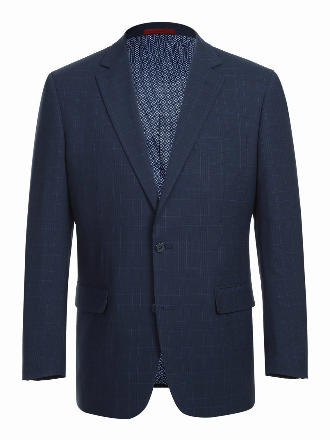 Men's Classic Fit Checked Suits