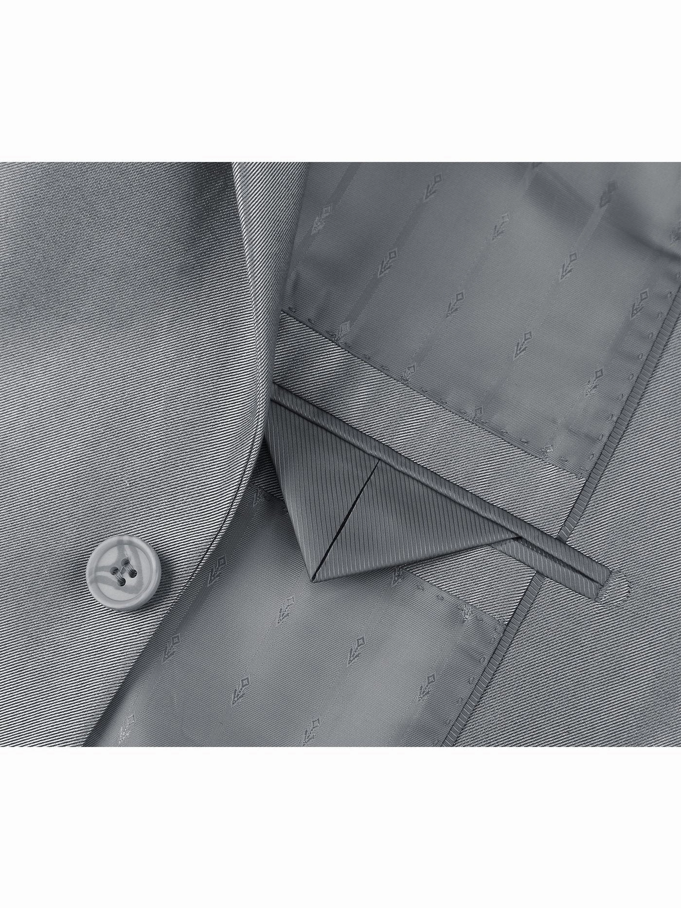 Men's Sharkskin Italian Styled Two Piece Suit