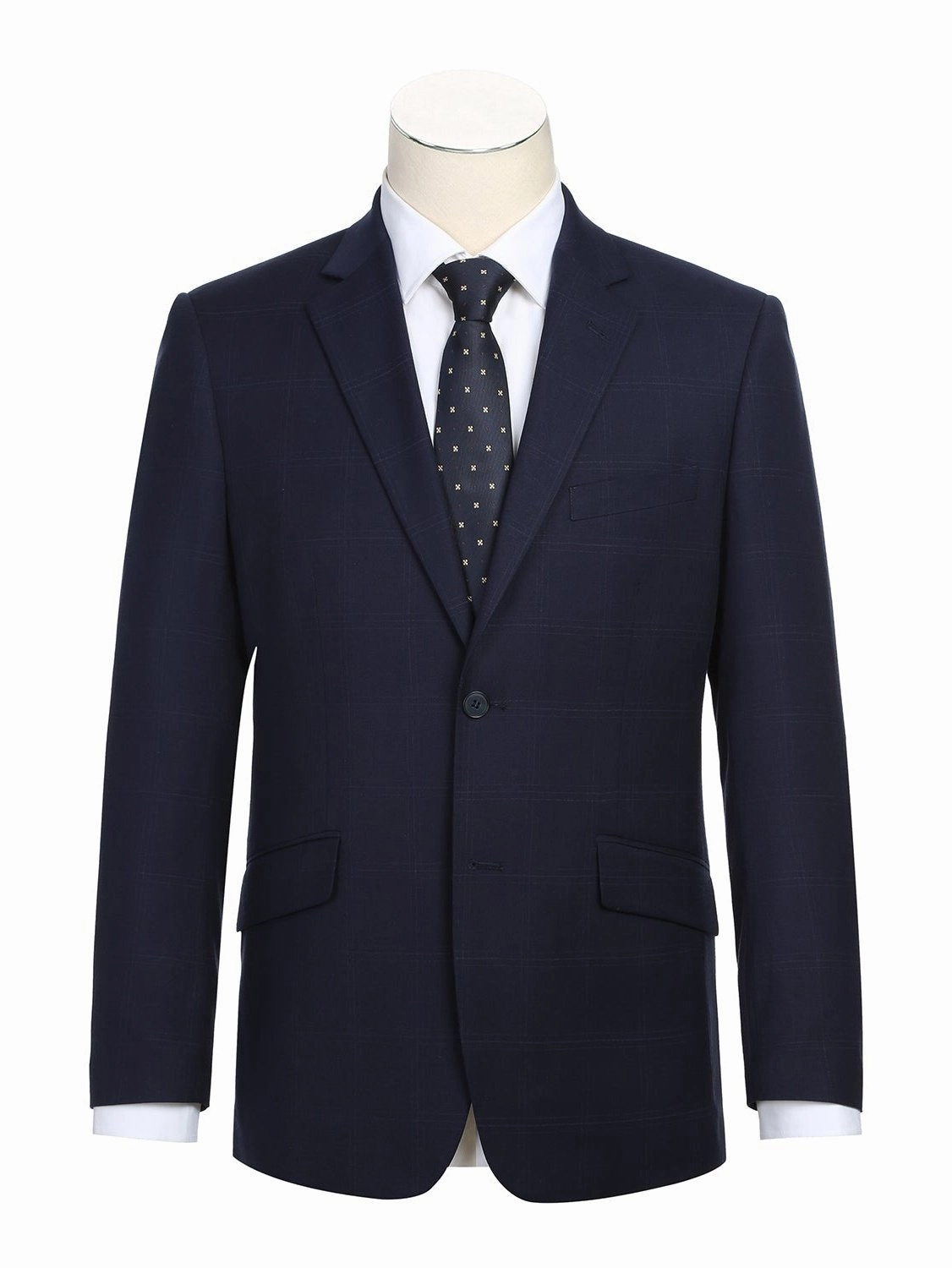 Men's Slim Fit Checked Suits