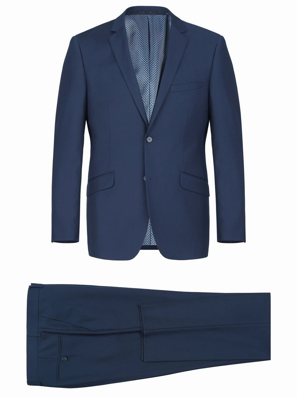Men's Slim Fit Solid Stretch Suit