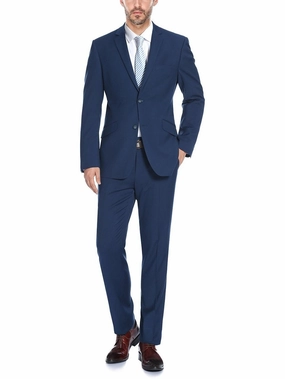 Men's Slim Fit Solid Stretch Suit
