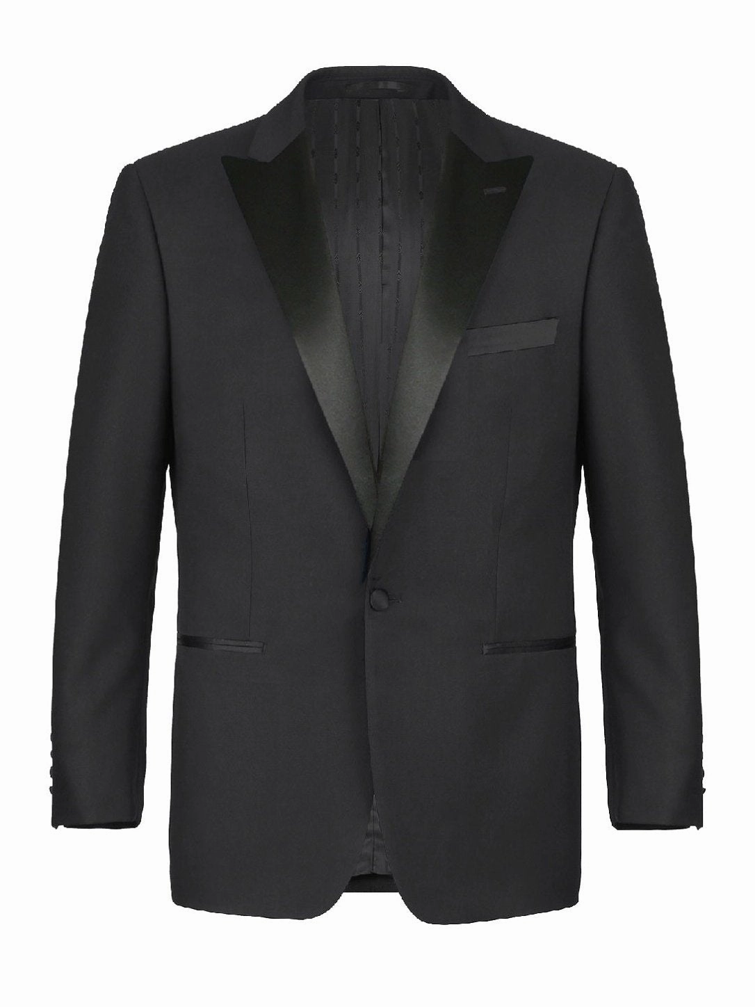 Men's Tuxedo Peak Lapel Dress Suit