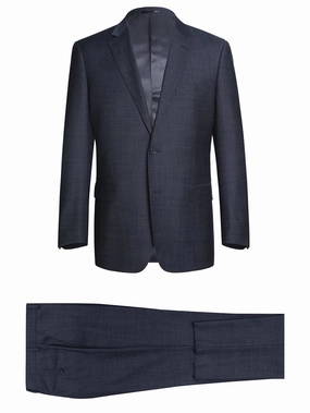 Men's Two Piece Classic Fit Wool Blend Suit