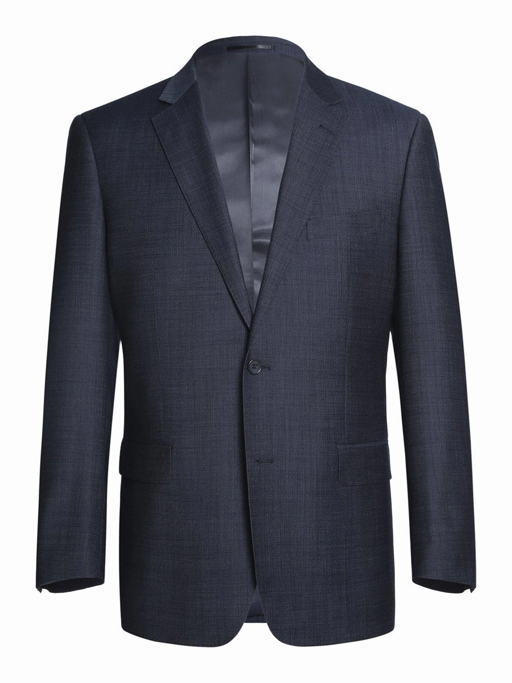 Men's Two Piece Classic Fit Wool Blend Suit