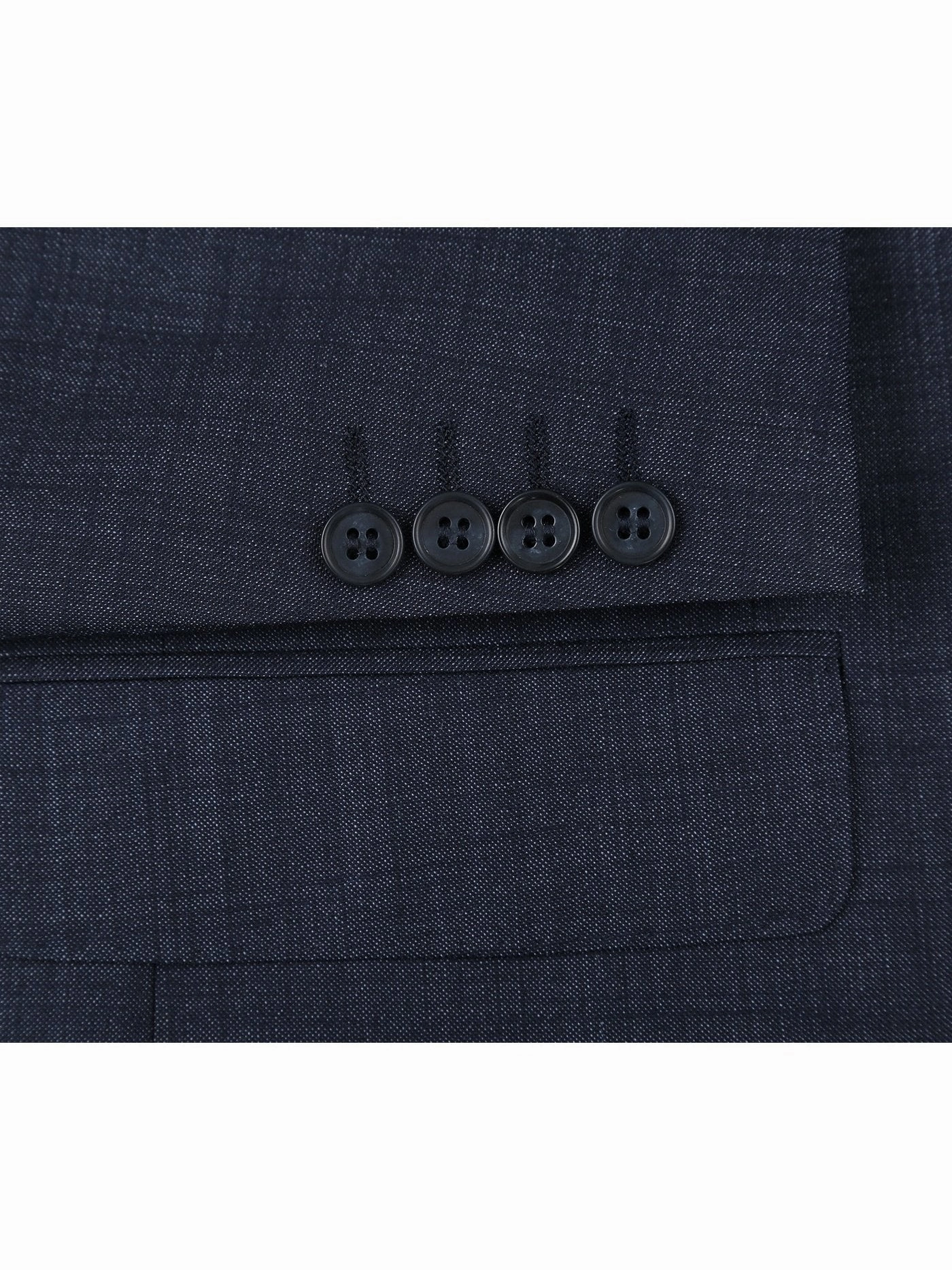 Men's Two Piece Classic Fit Wool Blend Suit