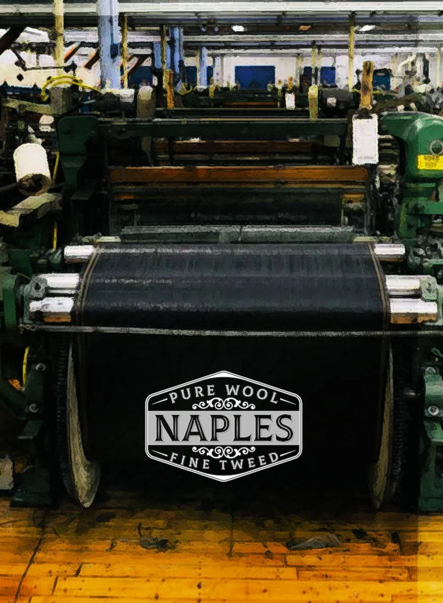 Naples Jet Blue Tweed Suit