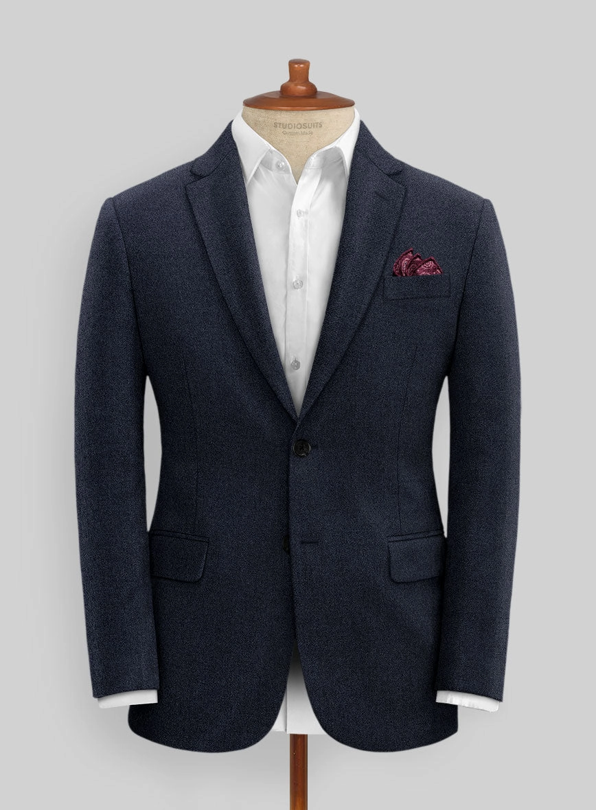 Naples Jet Blue Tweed Suit