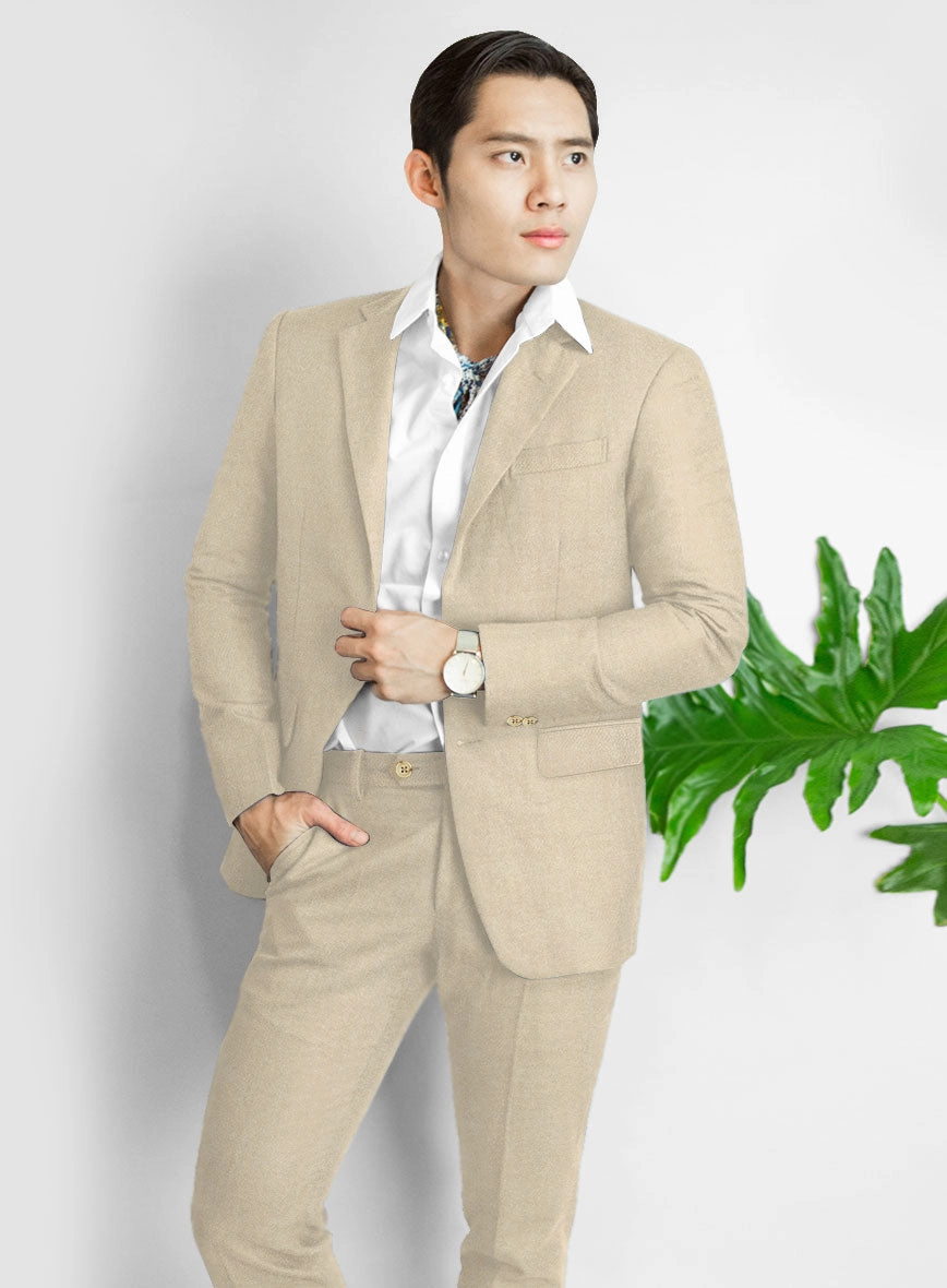 Naples Latte Tweed Suit