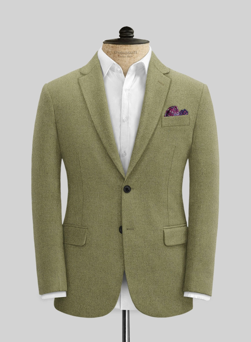 Naples Martini Green Tweed Suit