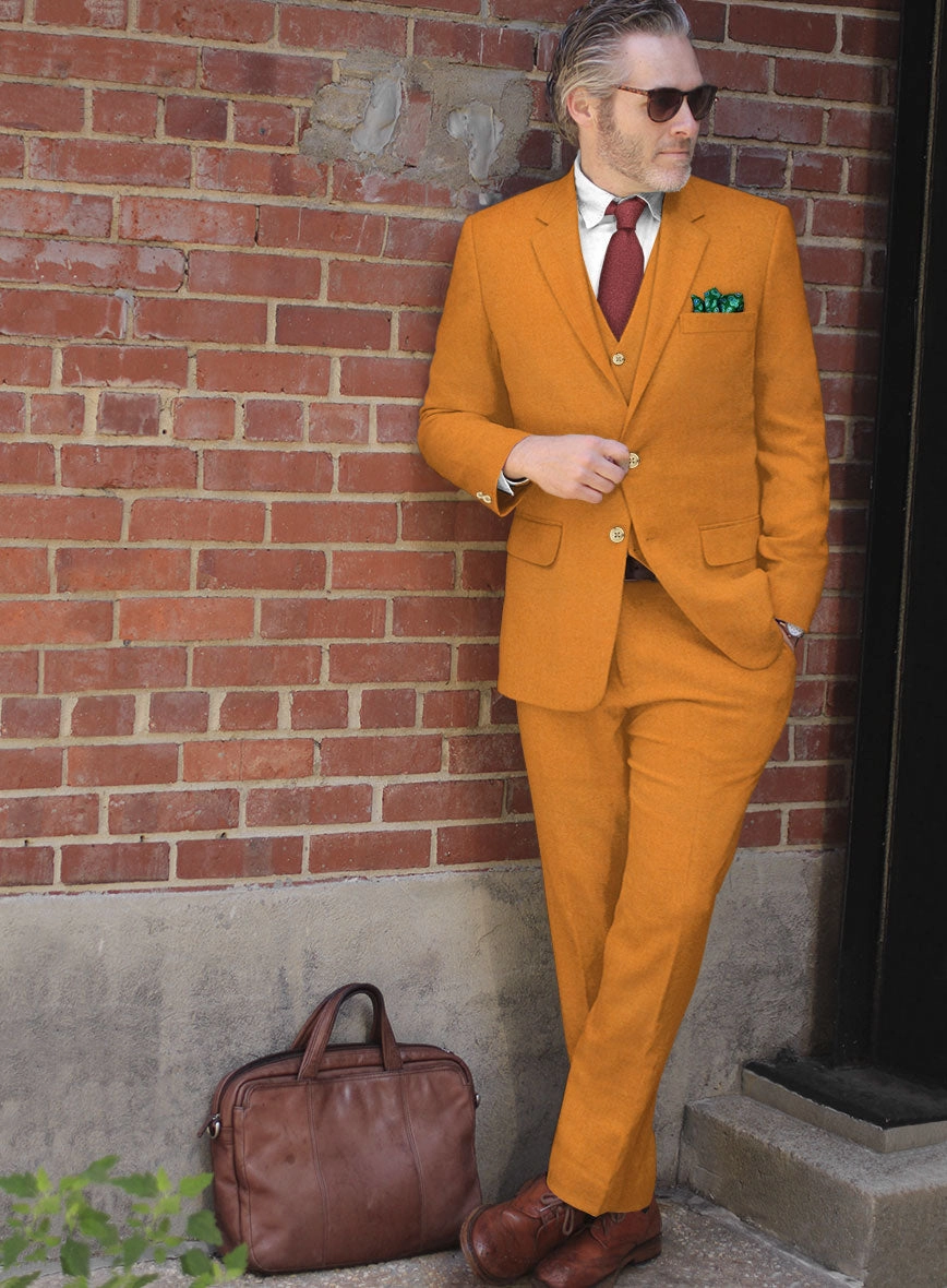 Naples Mustard Tweed Suit