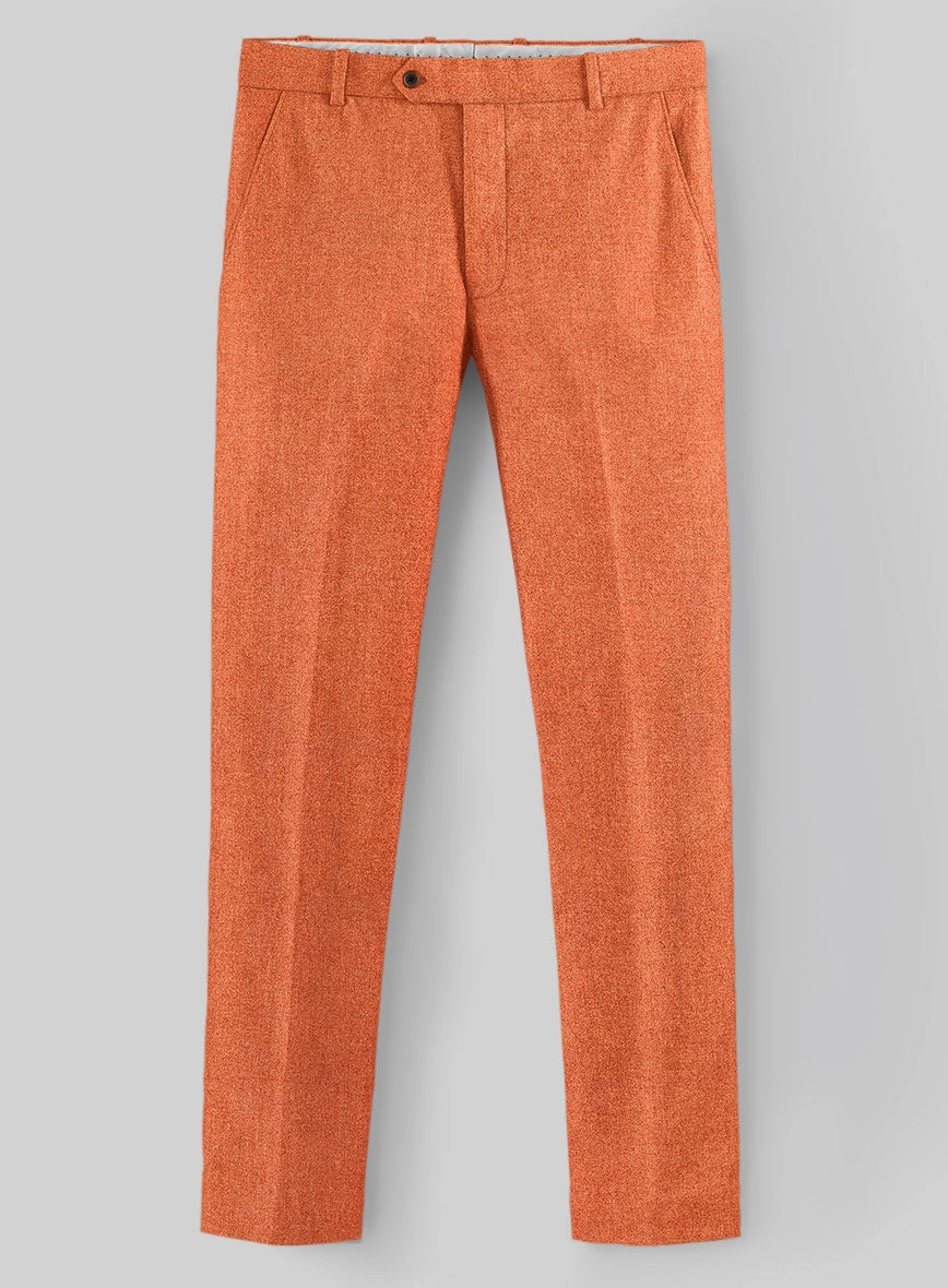 Naples Spring Orange Tweed Suit