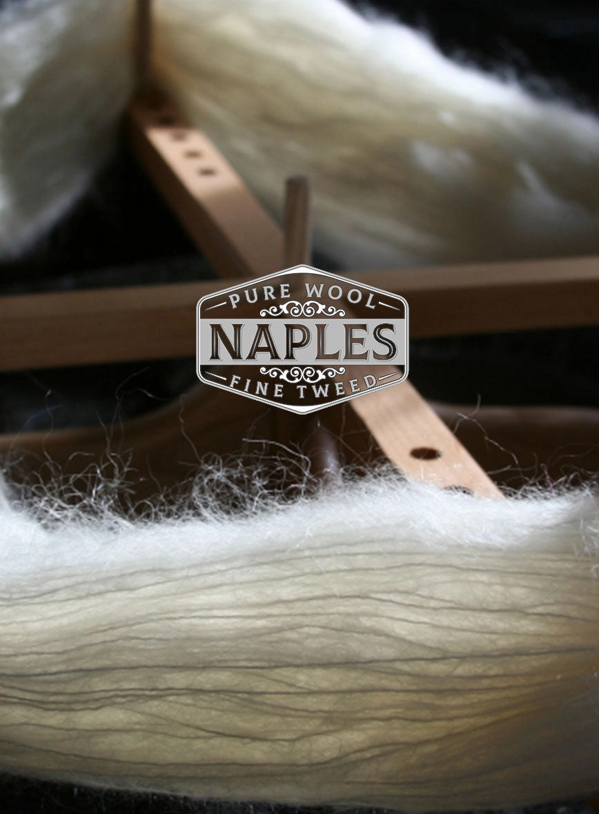 Naples Spring Orange Tweed Suit